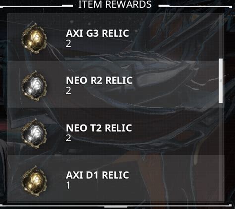 radiant relic drop chance|Relic drop.